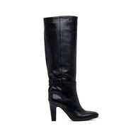 Stivale alto in vitello con gambale a tubo. - TreemmeCreazioni