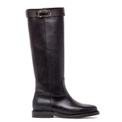 Stivale cavallerizzo in vitello marrone cioccolato. - TreemmeCreazioni