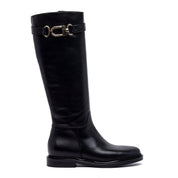 Stivale cavallerizzo in vitello nero. - TreemmeCreazioni