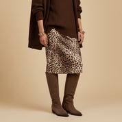 Stivale texano in camoscio velour nocciola. - TreemmeCreazioni