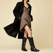 Stivale texano in vitello nero. - TreemmeCreazioni