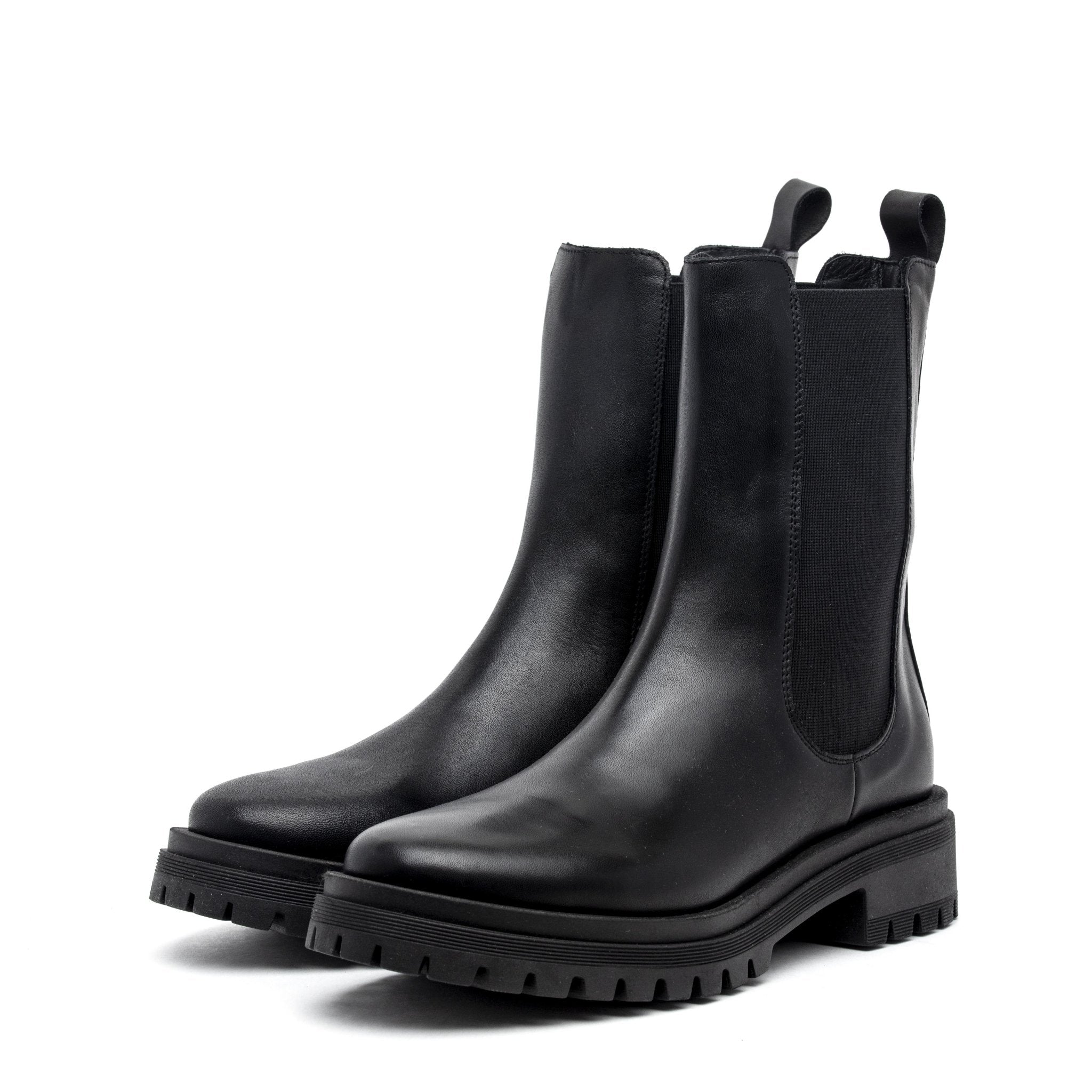 Stivaletto Chelsea in vitello nero. - TreemmeCreazioni