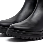 Stivaletto Chelsea in vitello nero. - TreemmeCreazioni