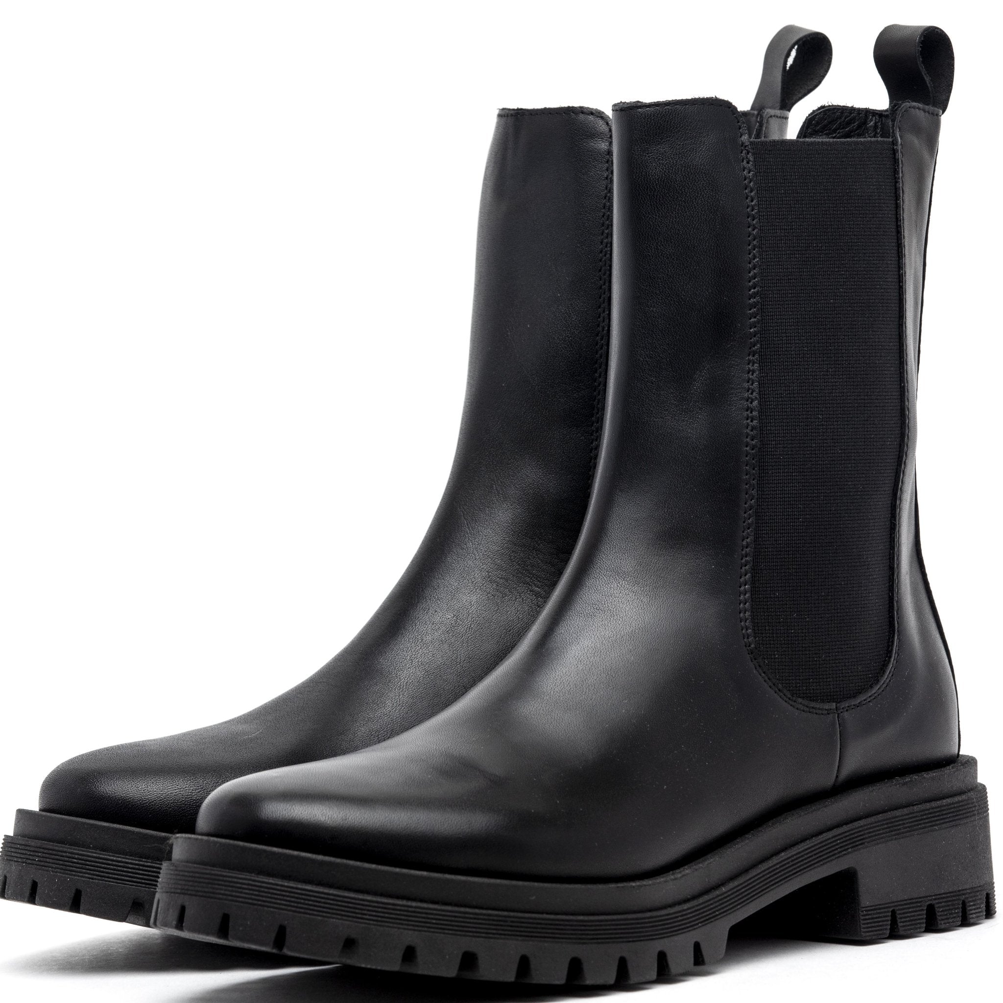Stivaletto Chelsea in vitello nero. - TreemmeCreazioni