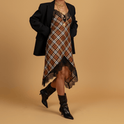 Stivaletto con tacco basso effetto stropicciato. - TreemmeCreazioni