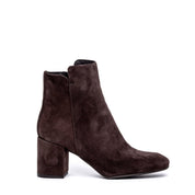 Stivaletto in camoscio t.moro con tacco. - TreemmeCreazioni