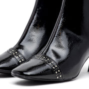 Stivaletto in naplak con forma squadrata. - TreemmeCreazioni