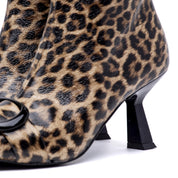 Stivaletto in naplak con stampa maculata. - TreemmeCreazioni