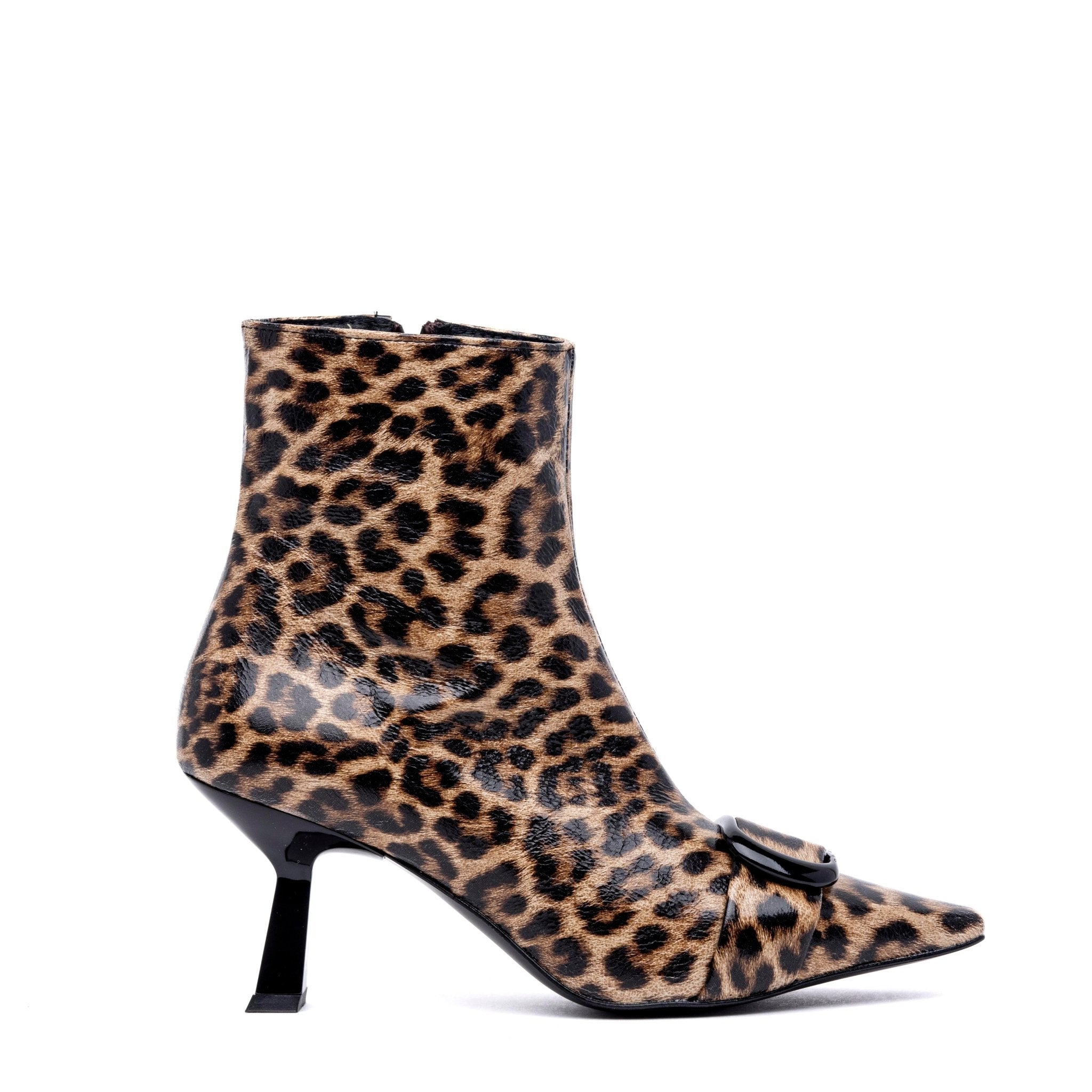 Stivaletto in naplak con stampa maculata. - TreemmeCreazioni