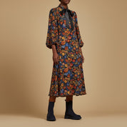 Stivaletto modello Chelsea in camoscio blu. - TreemmeCreazioni