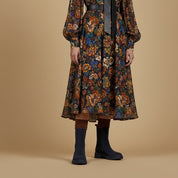 Stivaletto modello Chelsea in camoscio blu. - TreemmeCreazioni