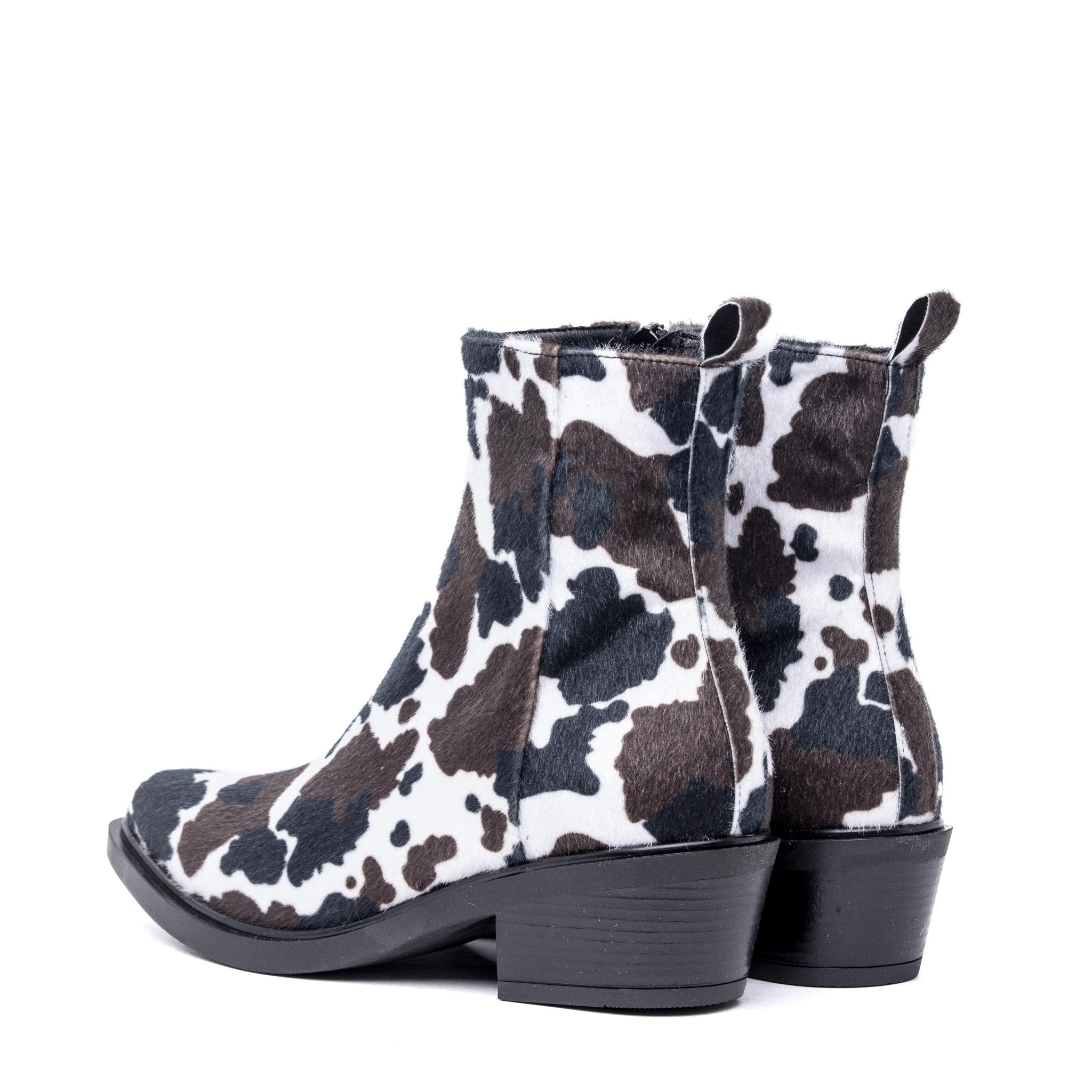 Stivaletto texano con stampa cow. - TreemmeCreazioni