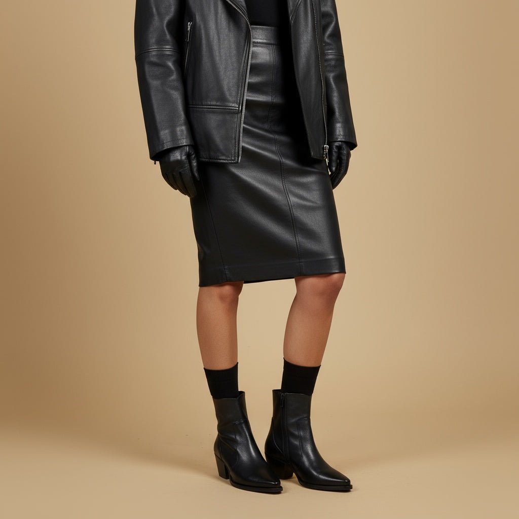 Stivaletto texano in morbido vitello nero. ( IN RIASSORTIMENTO ) - TreemmeCreazioni