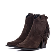 Texano in camoscio con frange. - TreemmeCreazioni