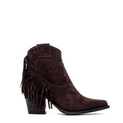 Texano in camoscio con frange. - TreemmeCreazioni