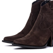 Texano in camoscio con frange. - TreemmeCreazioni