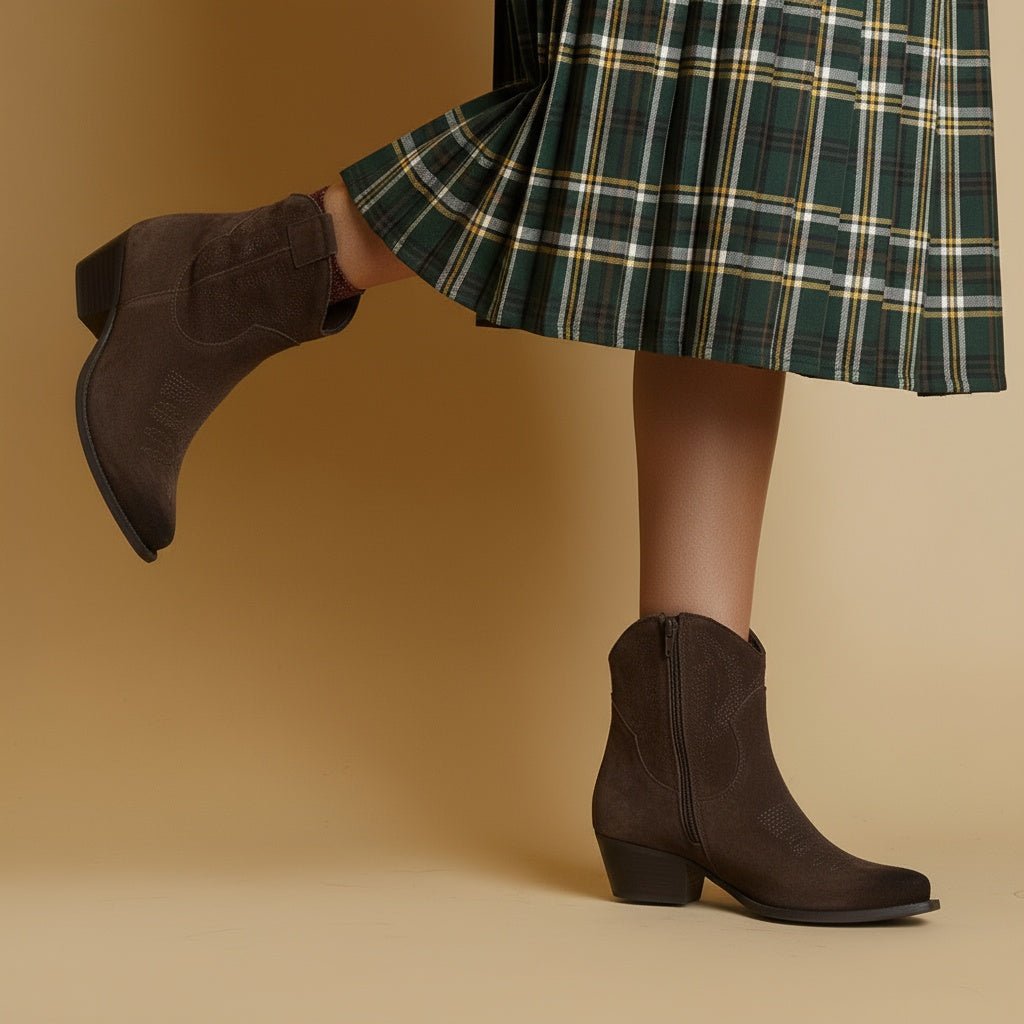 Texano in camoscio t.d.moro. - TreemmeCreazioni