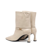 Tronchetto in nappa burro con risvolto. - TreemmeCreazioni