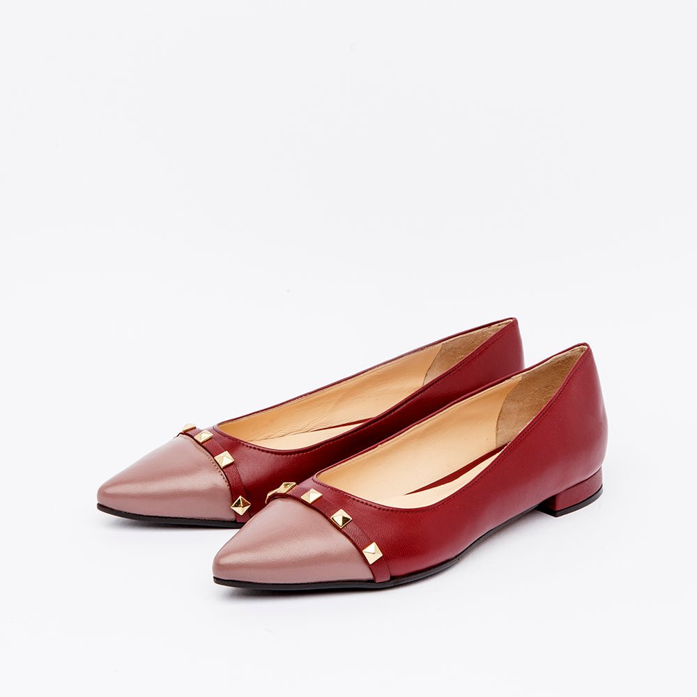 Scarpe ballerine a punta top