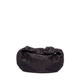 Borsa a mano in tessuto e micro cristalli.