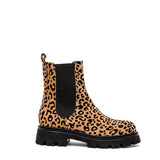 Ovyè Chelsea boot in spotted shaved nubuck.
