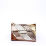 Mini bag in nappa laminata.