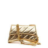 Mini Shopper in laminato oro.