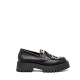 Printed underground moccasin.