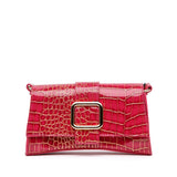 Pochette in stampa cocco ciclamino.