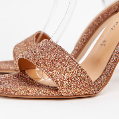 Sandalo in glitter multicolor. - TreemmeCreazioni