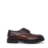 Scarpa stringata inglese in nappa fox.