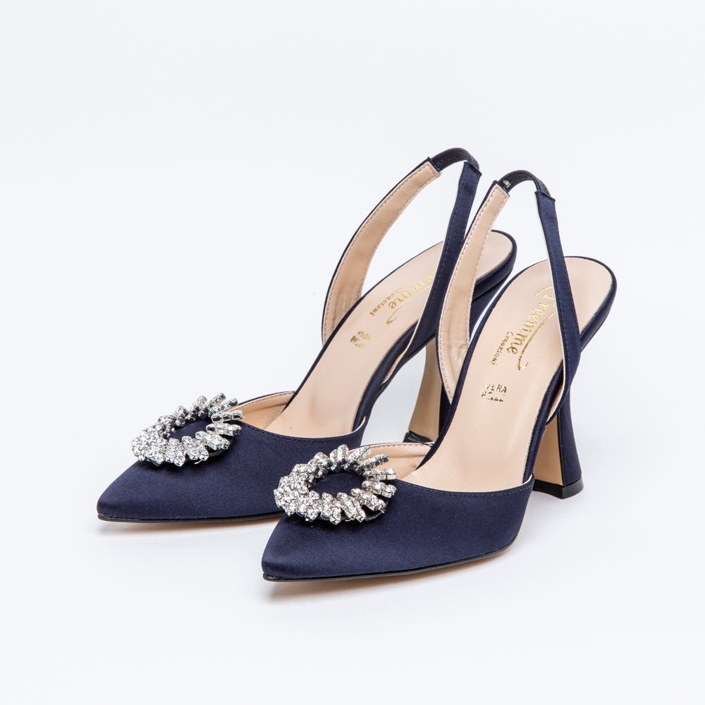 Scarpe tacco clearance blu notte