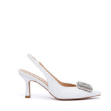 Slingback Sposa con accessorio.