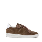 Sneakers Ambitious in camoscio militare.