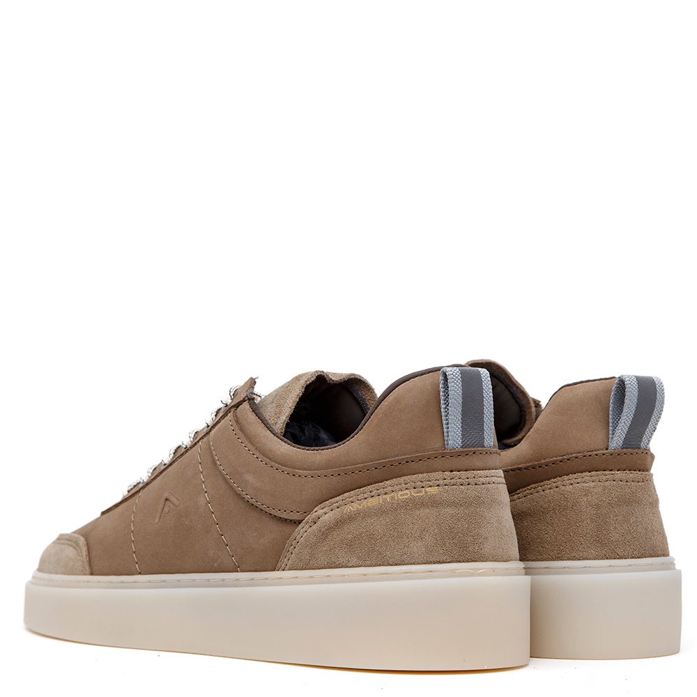 Sneakers Ambitious in nappa taupe. - TreemmeCreazioni