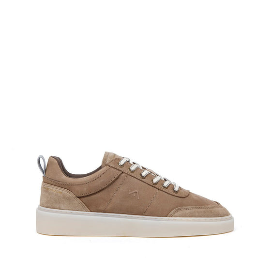 Sneakers Ambitious in nappa taupe. - TreemmeCreazioni