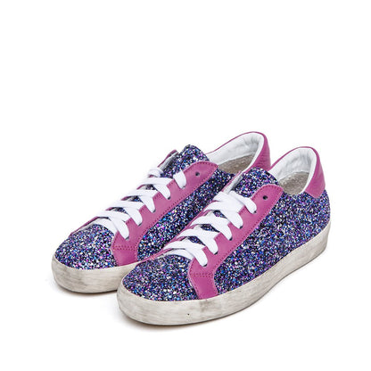 Sneakers in glitter viola. - TreemmeCreazioni