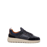 Sneakers in nappa blu.