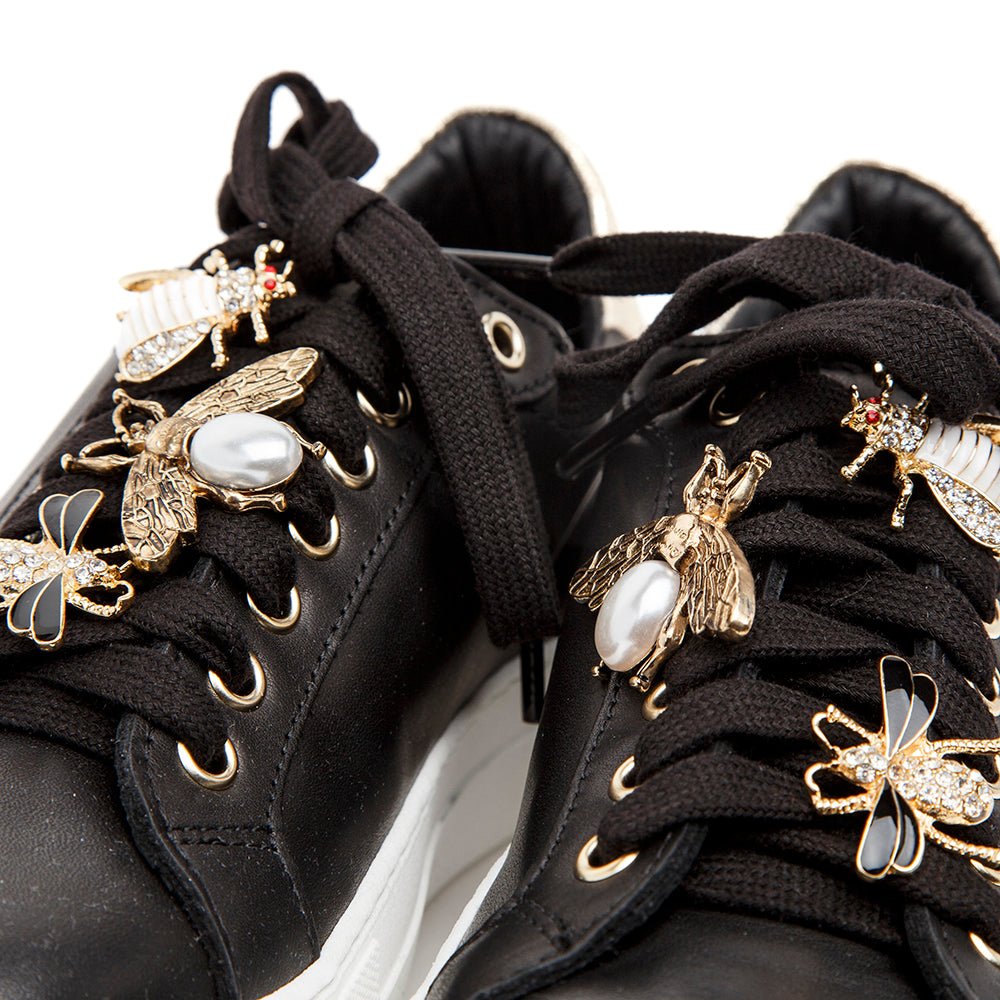 Sneakers in nappa con accessori. - TreemmeCreazioni