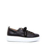 Sneakers in nappa nera.