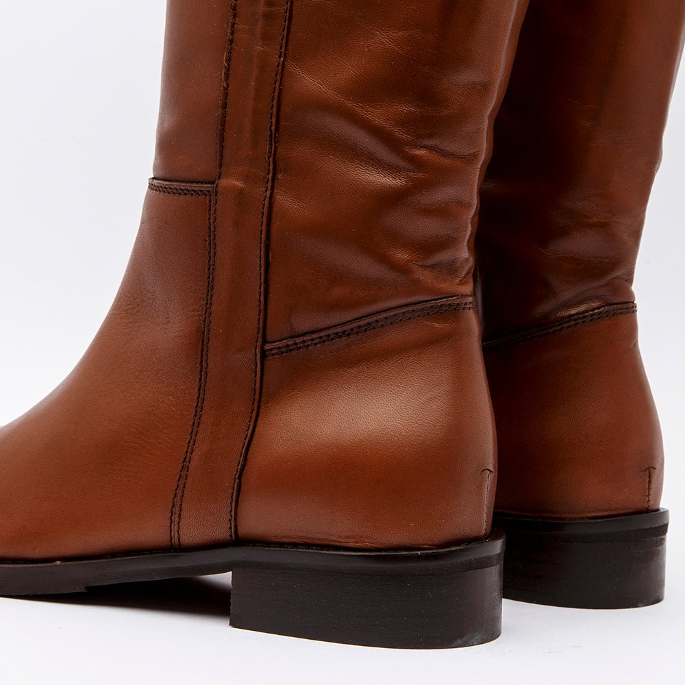 Stivale cavallerizzo cuoio in TreemmeCreazioni