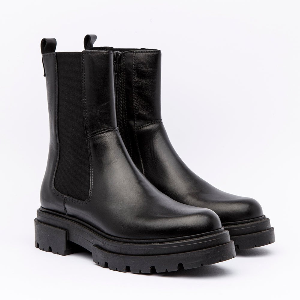 Chelsea Boots Stivali Con Cerniera Posteriore Stivaletto Chelsea
