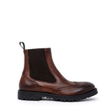 Stivaletto stile inglese in nappa fox.